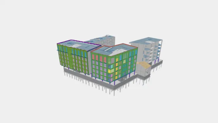 Picture of a building 3D model for project Raatuse Residences